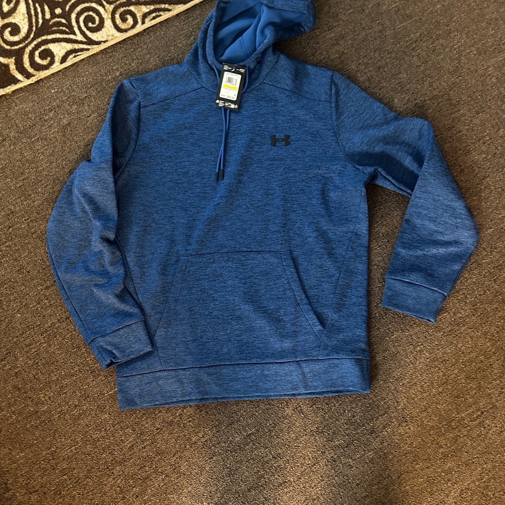 Under Armour Men's Heathered Blue Pullover Hoodie